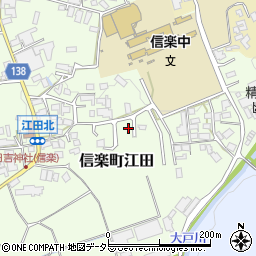 滋賀県甲賀市信楽町江田688周辺の地図