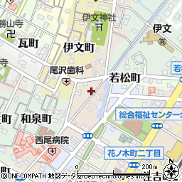 愛知県西尾市神下町51周辺の地図