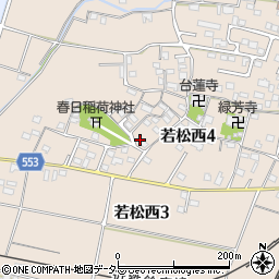 三重県鈴鹿市若松西周辺の地図