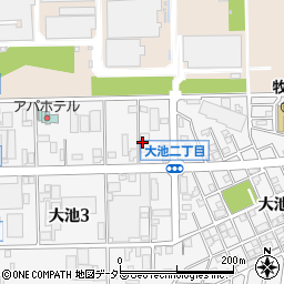 有限会社栗田商店　事務所周辺の地図