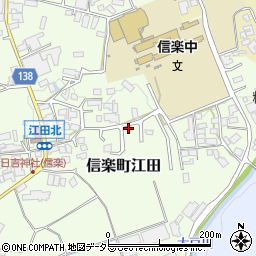 滋賀県甲賀市信楽町江田682-2周辺の地図