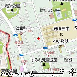 京都府八幡市男山長沢9周辺の地図