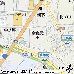 京都府八幡市下奈良（奈良元）周辺の地図
