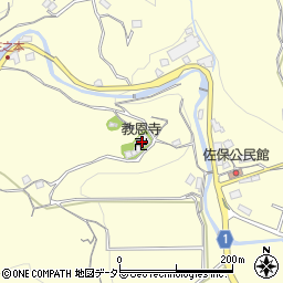 教恩寺周辺の地図