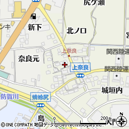 京都府八幡市上奈良奈良里周辺の地図