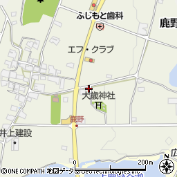兵庫県小野市鹿野町2290周辺の地図