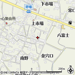 愛知県額田郡幸田町野場上市場68周辺の地図
