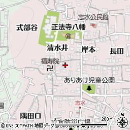 京都府八幡市八幡清水井116周辺の地図