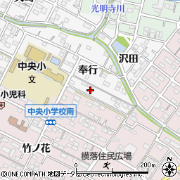 愛知県額田郡幸田町菱池奉行22周辺の地図