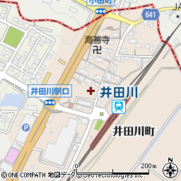 三重県亀山市井田川町44周辺の地図