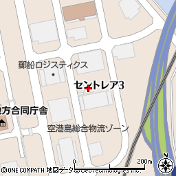 愛知陸運中部国際空港倉庫周辺の地図