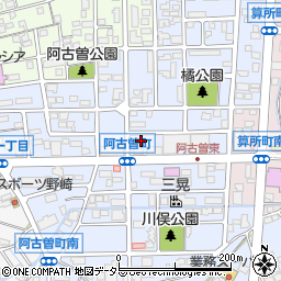 三重県鈴鹿市阿古曽町14-1周辺の地図