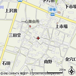 愛知県額田郡幸田町野場上片田17周辺の地図