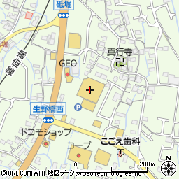 アグロガーデン砥堀店周辺の地図
