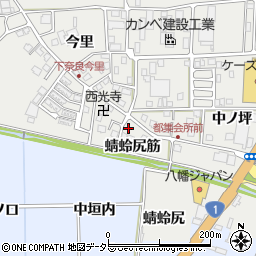 京都府八幡市下奈良二階堂周辺の地図