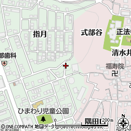 京都府八幡市男山指月7周辺の地図