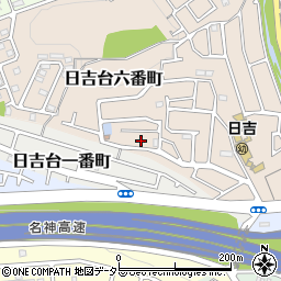 大阪府高槻市日吉台六番町20周辺の地図