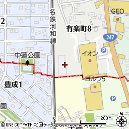 トヨタモビリティ中京株式会社　法人営業部周辺の地図
