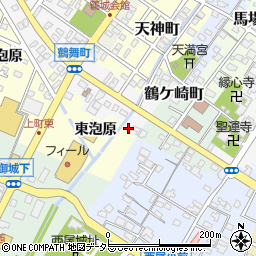 愛知県西尾市鶴舞町5周辺の地図