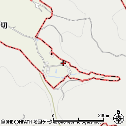 愛知県西尾市貝吹町大牛切1周辺の地図