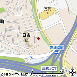大阪府高槻市日吉台六番町62周辺の地図