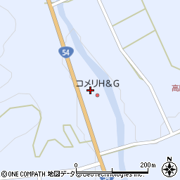 広島県三次市布野町下布野74周辺の地図