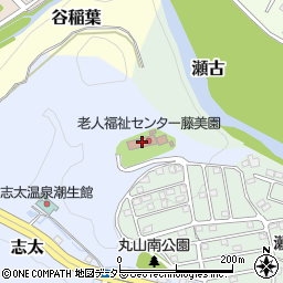 藤枝市役所　老人福祉センター藤美園周辺の地図