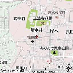 京都府八幡市八幡清水井96-1周辺の地図
