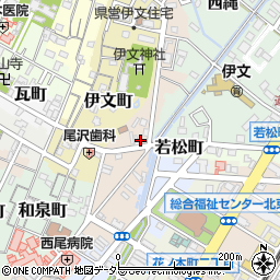 愛知県西尾市神下町100周辺の地図