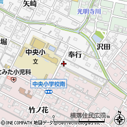 愛知県額田郡幸田町菱池奉行41周辺の地図