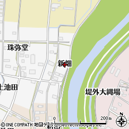 愛知県西尾市熊味町新畑周辺の地図