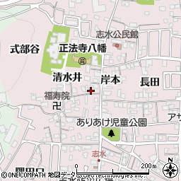 京都府八幡市八幡清水井91周辺の地図