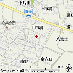 愛知県額田郡幸田町野場上市場57周辺の地図