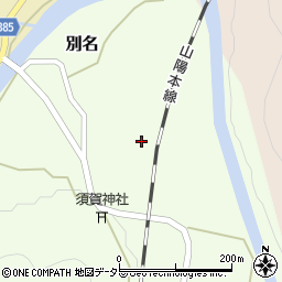 兵庫県赤穂郡上郡町別名158周辺の地図