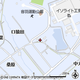 愛知県豊川市萩町口猿田周辺の地図