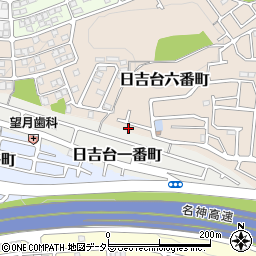 大阪府高槻市日吉台六番町29-6周辺の地図