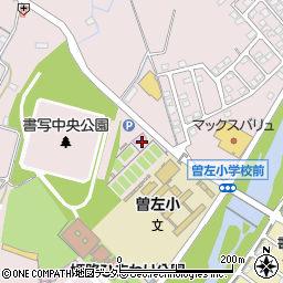 姫路書写テニススクール周辺の地図