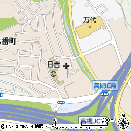 大阪府高槻市日吉台六番町62-7周辺の地図