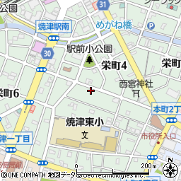 チケパ焼津駅前第２駐車場周辺の地図