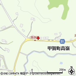 滋賀県甲賀市甲賀町高嶺767周辺の地図