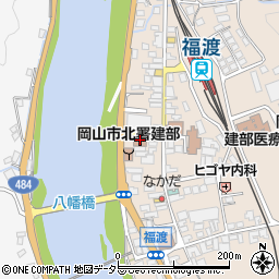 岡山市障害者生活支援センター周辺の地図
