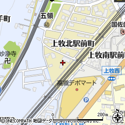 大阪府高槻市上牧北駅前町8-1周辺の地図