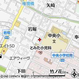 愛知県額田郡幸田町菱池岩堀6周辺の地図