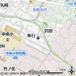 愛知県額田郡幸田町菱池奉行19周辺の地図