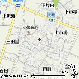 愛知県額田郡幸田町野場上片田21周辺の地図