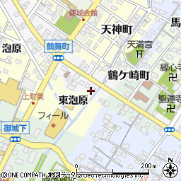愛知県西尾市鶴舞町16周辺の地図