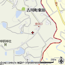 兵庫県三木市吉川町東田905周辺の地図