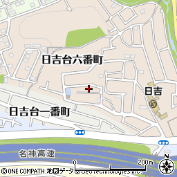 大阪府高槻市日吉台六番町21-5周辺の地図