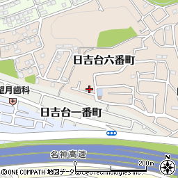 大阪府高槻市日吉台六番町29-20周辺の地図