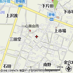 愛知県額田郡幸田町野場上片田20周辺の地図